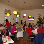 Weihnachtsfeier im Café Treffpunkt (vergrößerte Bildansicht wird geöffnet)